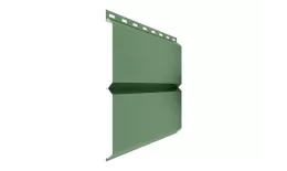 Металлический сайдинг Металл Профиль Lбрус PE 0,45 мм RAL 6019 Бело-зеленый купить в краснодаре
