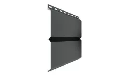 Металлический сайдинг Металл Профиль Lбрус PE 0,45 мм RAL 7005 Мышино-серый купить в краснодаре