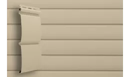 Виниловый сайдинг Grand Line Блок-хаус D4.8 Классика Бежевый купить в краснодаре