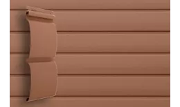 Виниловый сайдинг Grand Line Блок-хаус D4.8 Классика Темно-бежевый купить в краснодаре