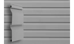 Виниловый сайдинг 3,66 двухслойный Grand Line D4 Классика Серый купить в краснодаре