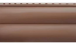 Сайдинг акриловый Альта-Профиль Blockhouse BH-02 двухпереломный Красно-коричневый купить в краснодаре