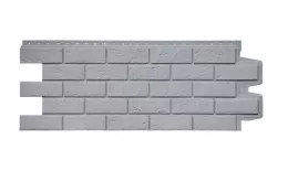 Фасадные панели GRAND LINE Коллекция Состаренный Кирпич Classic Серый купить в краснодаре