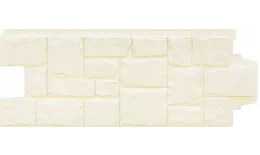 Фасадные панели GRAND LINE Коллекция Крупный Камень Стандарт Молочный купить в краснодаре