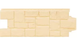 Фасадные панели GRAND LINE Коллекция Крупный Камень Стандарт Бежевый купить в краснодаре