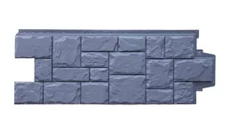 Фасадные панели GRAND LINE Коллекция Крупный Камень Стандарт Графит купить в краснодаре