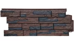 Фасадные панели Grand Line Коллекция Сланец Элит Орех купить в краснодаре