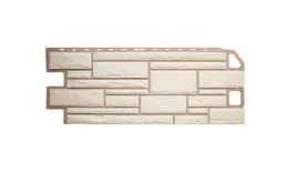 Фасадные панели Альта-Профиль Камень. Белый купить в краснодаре