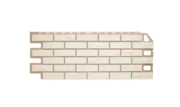 Фасадные панели Альта-Профиль Кирпич. Белый купить в краснодаре