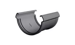 Соединитель желобов Döcke LUX Графит купить в краснодаре