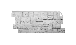 Фасадные панели FineBer Камень Дикий Мелованный белый купить в краснодаре