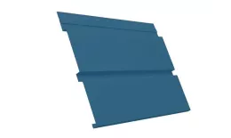 Софит металл с перфорацией Grand Line Квадро брус Satin 0,5 мм RAL 5005 сигнальный синий купить в краснодаре