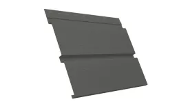 Софит металл с перфорацией Grand Line Квадро брус GreenCoat Pural Matt BT 0,5 мм RR 32 Темно-коричневый купить в краснодаре