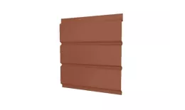 Софит металл GL с центральной перфорацией РЕ 0,45 мм RAL 8004 терракота купить в краснодаре