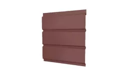 Софит металл GL с центральной перфорацией РЕ 0,45 мм RAL 3009 оксидно-красный купить в краснодаре