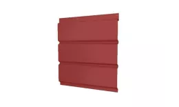 Софит металл GL с центральной перфорацией РЕ 0,45 мм RAL 3003 рубиново-красный купить в краснодаре