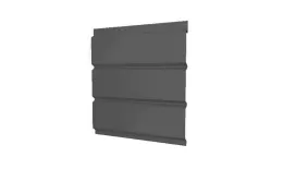 Софит металл GL с центральной перфорацией Drap 0,45 мм RAL 7016 антрацитово-серый купить в краснодаре