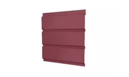Софит металл GL с центральной перфорацией Drap 0,45 мм RAL 3005 красное вино купить в краснодаре