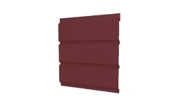 Софит металл GL без перфорации Satin 0,5 мм RAL 3005 красное вино купить в краснодаре