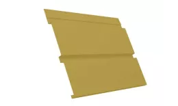 Софит металл с перфорацией GL Квадро брус PE 0,45 мм RAL 1018 цинково-желтый купить в краснодаре