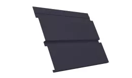 Софит металл с перфорацией Grand Line Квадро брус Satin 0,5 мм RAL 7024 мокрый асфальт купить в краснодаре
