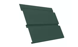 Софит металл с перфорацией Grand Line Квадро брус Satin 0,5 мм RAL 6005 зеленый мох купить в краснодаре