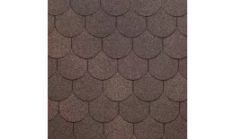 Гибкая черепица Docke PIE EUROPA Купол Коричневый купить в краснодаре