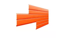 Софит металл сплошной Lбрус Металл Профиль NormanMP 0,5 мм 2004 оранжевый купить в краснодаре