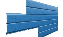 Софит металл перфорированный Металл Профиль Lбрус NormanMP 0,5 мм RAL 5015 небесно-синий купить в краснодаре