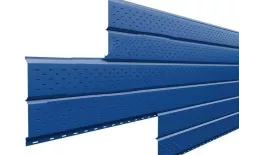 Софит металл перфорированный Металл Профиль Lбрус NormanMP 0,5 мм RAL 5005 сигнальный синий купить в краснодаре