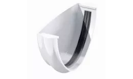 Заглушка желоба ТЕХНОНИКОЛЬ Verat ПВХ 125х82 10шт. Белый купить в краснодаре