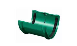 Соединитель желоба ТЕХНОНИКОЛЬ Verat ПВХ 125х82 Зеленый купить в краснодаре