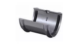 Соединитель желоба ТЕХНОНИКОЛЬ Verat ПВХ 125х82 Серый купить в краснодаре