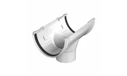 Воронка желоба  ТЕХНОНИКОЛЬ Verat 125/82 Белый купить в краснодаре