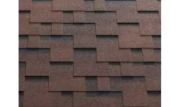 Гибкая черепица Katepal Rocky спелый каштан купить в краснодаре