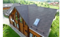 Гибкая черепица Katepal Rocky спелый каштан купить в краснодаре