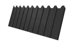 Профнастил C8 A для забора фигурный Grand Line РЕ 0,45 мм с пленкой RAL 7004 Сигнальный серый купить в краснодаре