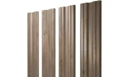 Штакетник Grand Line Twin 0,45 Print Elite White Wood Беленый дуб купить в краснодаре