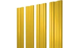 Штакетник Grand Line Twin 0,45 PE RAL 1018 Цинково-желтый купить в краснодаре