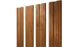 Штакетник Grand Line Twin 0,45 Print-double Elite Golden Wood Золотой Дуб купить в краснодаре