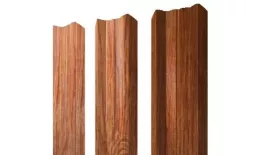 Штакетник ГЛ фигурный рябина