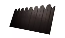 Профнастил C10 A для забора фигурный Grand Line Print Elite 0,45 мм Coffee Wood Кофейное дерево купить в краснодаре