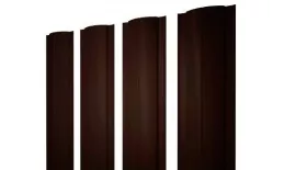 Штакетник Grand Line Круглый 0,45 PE RR 32 Темно-коричневый купить в краснодаре