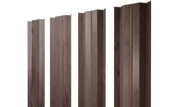 Штакетник Grand Line М-образный В 0,45 Print Elite White Wood Беленый дуб