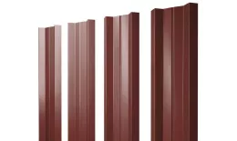 Штакетник Grand Line М-образный А 0,5 Velur RAL 3009 Оксидно-красный
