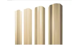 Штакетник Grand Line М-образный А фигурный 0,45 PE RAL 1014 Слоновая кость купить в краснодаре