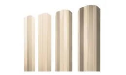 Штакетник Grand Line М-образный А фигурный 0,45 PE RAL 1015 Светлая слоновая кость купить в краснодаре