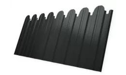 Профнастил C10 B для забора фигурный Grand Line РЕ 0,45 мм RAL 7005 Мышино-серый купить в краснодаре