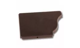 Заглушка желоба Металл Профиль Модерн 120х86 правая RAL 9010 Белый купить в краснодаре