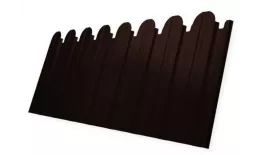 Профнастил C10 B для забора фигурный Grand Line Atlas 0,5 мм с пленкой RAL 8017 шоколад купить в краснодаре